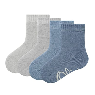 s. Olive r Chaussettes bébé original s organic ABS pack de 4 jeans melange