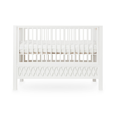 Cam Cam® COPENHAGEN Lit à barreaux Harlequin bois blanc 60x120 cm