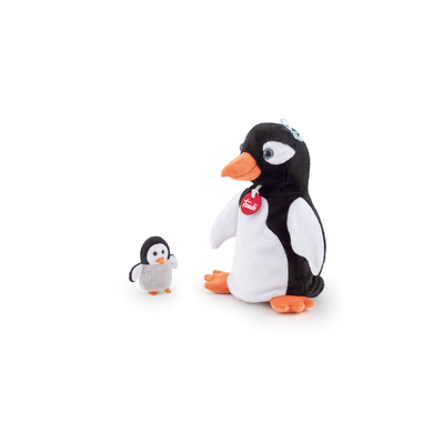 Trudi Puppets Marionnette à main Pingouin avec bébé (taille S)