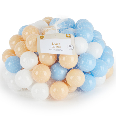 bieco Balles pour piscine à balles plage 100 pièces