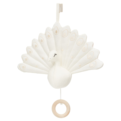 Cam Cam® COPENHAGEN Music Mobile, Peacock - Cream White