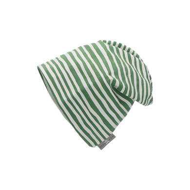 Levně Sterntaler Čepice Slouch Beanie Stripes zelená