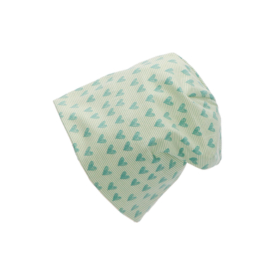 Sterntaler Slouch Beanie Hearts grön