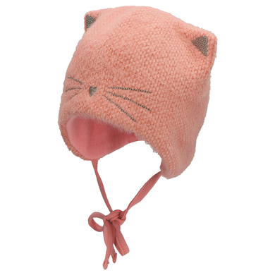 Sterntaler Beanie djur ansikte rosa