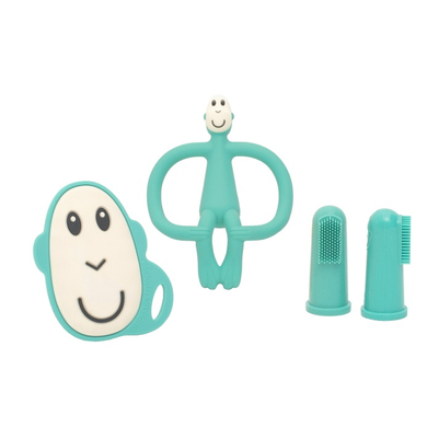 MATCHSTICK MONKEY MONKEY™ Kit naissance anneau de dentition brosse à dents singe, vert