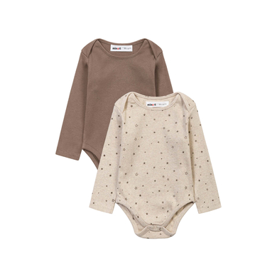 Minoti Lot de 2 bodies beige