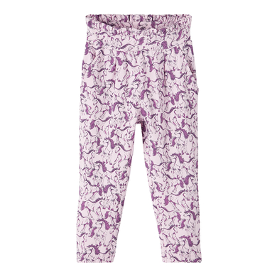 name it Pantalon paperbag Nmflinar Pink Lavender
