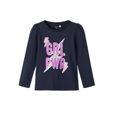 name it T-shirt à manches longues Nmfruia Dark Sapphire