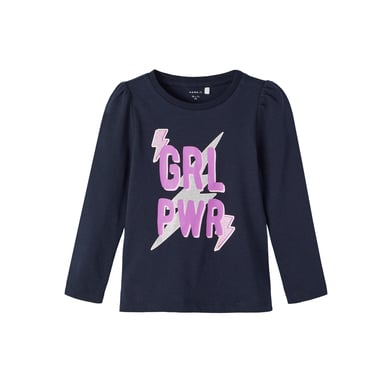 name it T-shirt à manches longues Nmfruia Dark Sapphire