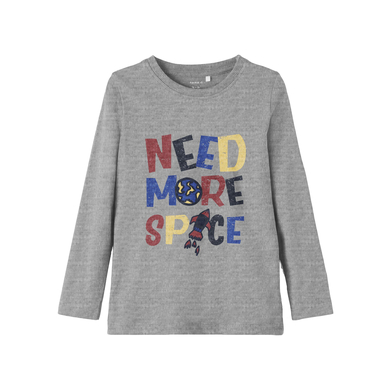 name it T-shirt à manches longues Nmmraro Grey Melange