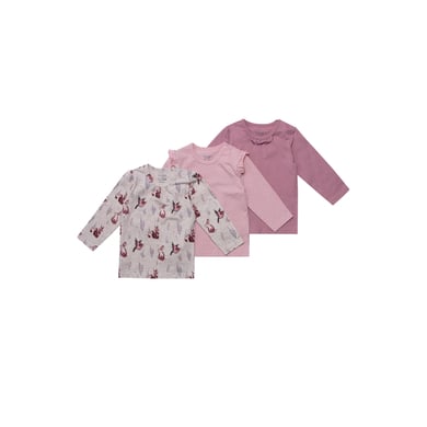 hust  claire camiseta manga larga 3-pack alda dusty rose