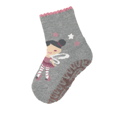 Sterntaler Chaussettes enfant antidérapantes AIR fée paillettes mélange argenté