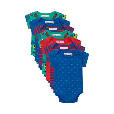 Minoti Pack de 7 bodys avec voiture Allover - Print