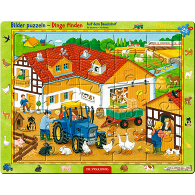 SPIEGELBURG COPPENRATH Puzzle cadre - A la ferme (25 pièces)