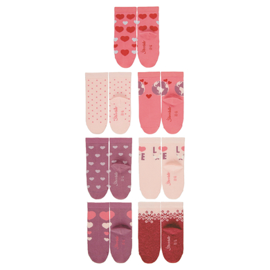 Levně Sterntaler Ponožky krabice 7 růžové