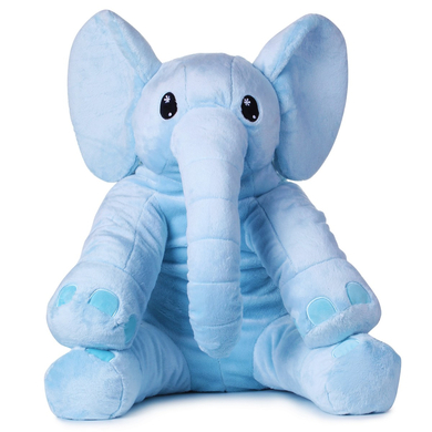 Levně Corimori Plyšová hračka slon Nio XXL modrá