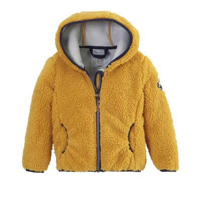 Killtec Hooded fleece jas geel