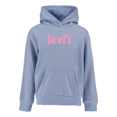 Image of Levi's® Felpa con cappuccio bambina blu059