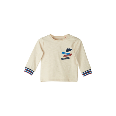 s. Olive r Långärmad skjorta beige