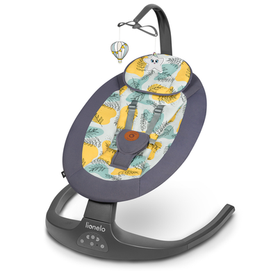 Transat Balancelle Electrique pour Bébé à 9KG avec Télécommande 5  Amplitudes de Vibration,Minuterie 10 Musique Bluetooth/USB Bleu - Costway