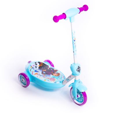 Huffy Trottinette électrique enfant 3 roues Disney La reine des neiges Bubble bleu