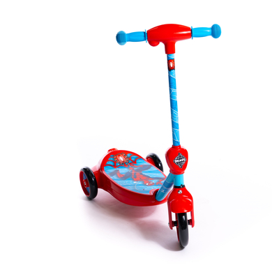 Huffy Trottinette électrique enfant 3 roues Marvel Spider-Man Bubble rouge/bleu