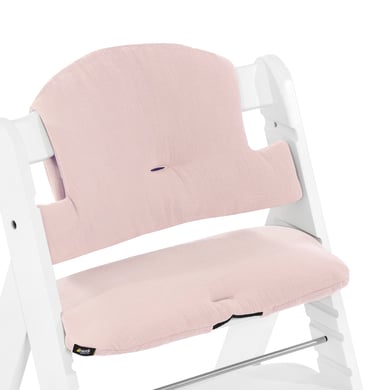 Hauck hauck Coussin d'assise de chaise haute enfant Select mousseline rose