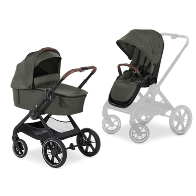 hauck Poussette duo combinée 2en1 Walk N Care Air Set Dark Olive