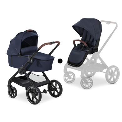 hauck Poussette duo combinée 2en1 Walk N Care Set Dark Navy Blue