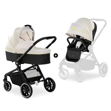 hauck Poussette duo combinée 2en1 Move so Simply Set beige néon