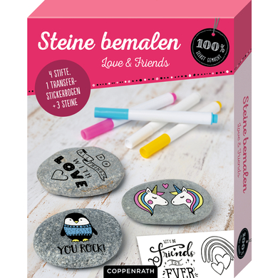 SPIEGELBURG COPPENRATH Peindre des pierres - Set Love & Friends (100% s.g.)