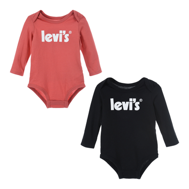 Levi's®2er Pack Bodies noir/gris