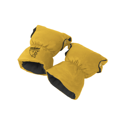 Heitmann Protège-mains de poussette ourson polaire ocre