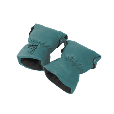 Heitmann Protège-mains de poussette ourson polaire noir