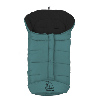 Heitmann Chancelière pour poussette hiver universelle ourson polaire noir pétrole