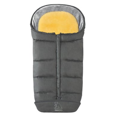 Image of Heitmann Coprigambe Comfort 2 in 1 con inserto in vello d'agnello, grigio melange059