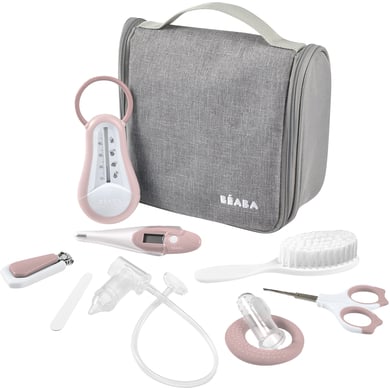 Beaba BEABA® Trousse de toilette enfant nomade 9 pièces old pink