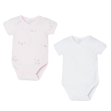 OVS Lot de 2 bodies roses/blancs