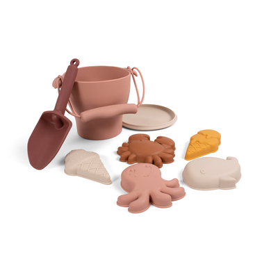 Filibabba Silikon Beach Set varma färger