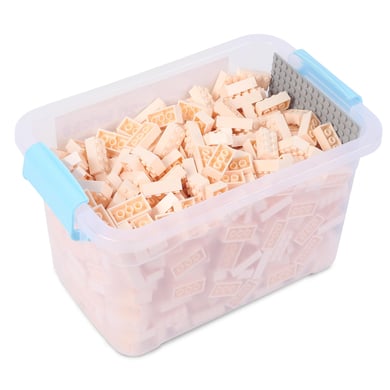 Katara Blocs de construction - 520 pièces avec boîte et plaque de base, blanc crème