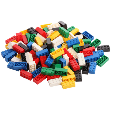 Katara Blocs de construction - 120 pièces 4x2 multicolores