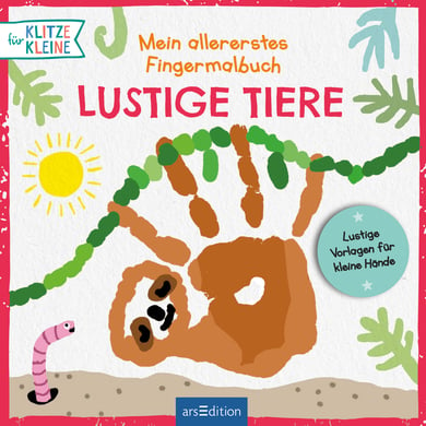 arsEdition Mein allererstes Fingermalbuch – Lustige Tiere 134914