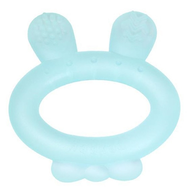 haakaa® Anneau de dentition oreilles de lapin, bleu