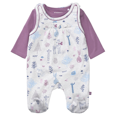 STACCATO Dors-bien+shirt soft grey à motifs