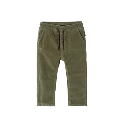 Levně Mayoral ManĹˇestrovĂ© kalhoty lemovanĂ© mechovÄ› zelenou barvou