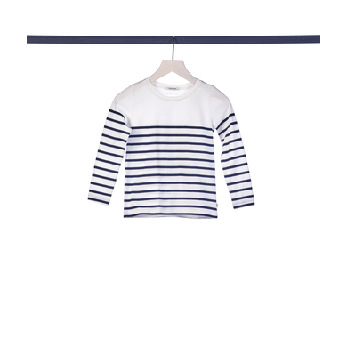 TOM TAILOR T-shirt à manches longues off white /dark blue stripe