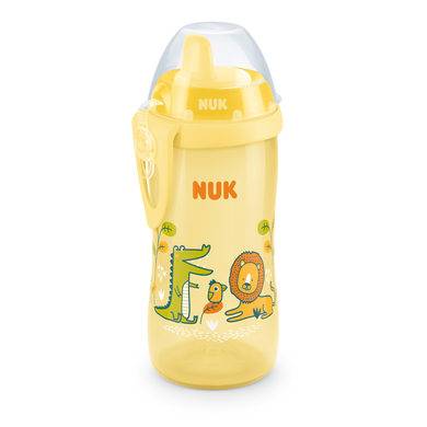 Image of NUK Bottiglia Kiddy Tazza 300 ml, giallo leone