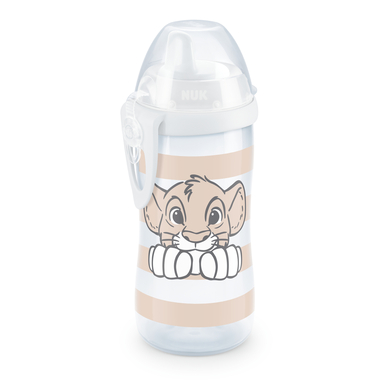 NUK NUK Bottiglia Kiddy Tazza 300 ml, Disney Re Leone