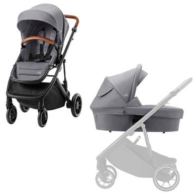 Britax Römer Poussette duo combinée 2en1 Strider M habillage pluie Elephant Grey