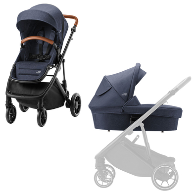 Britax Römer Poussette duo combinée 2en1 Strider M habillage pluie Navy Ink